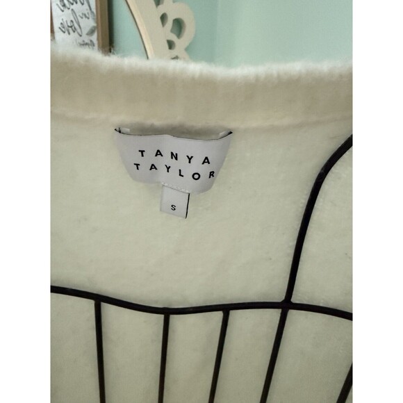 Tanya Taylor Ally Knit Pullover Sweater S White Twisted Alpaca Wool Long Sleeve - Picture 3 of 7